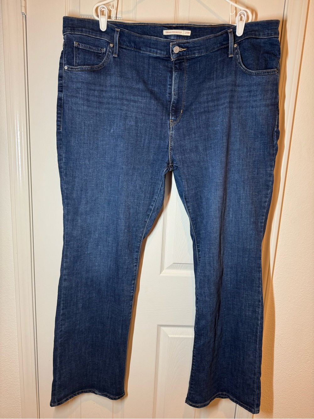 Levi’s Jeans Plus Size 24 W 725 High Rise Bootcut Denim Blue
